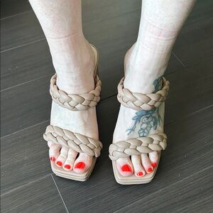 Dolce Vita Braided Tan Women's Sandals